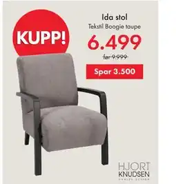 Fagmøbler Ida stol tilbud