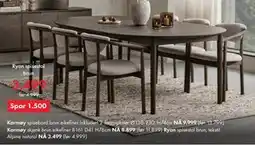 Fagmøbler Ryan spisestol tilbud
