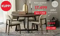 Fagmøbler Boston spisebord tilbud