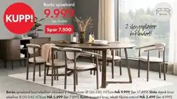 Fagmøbler Borås spisebord tilbud