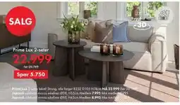 Fagmøbler Prime Lux 2-seter tilbud