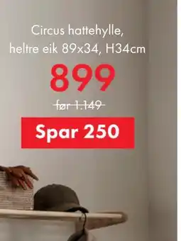 Fagmøbler Circus hattehylle tilbud