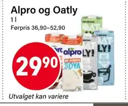 Nærbutikken Alpro og Oatly tilbud