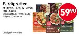 Nærbutikken Ferdigretter tilbud