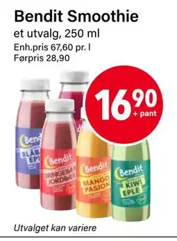 Nærbutikken Bendit Smoothie tilbud