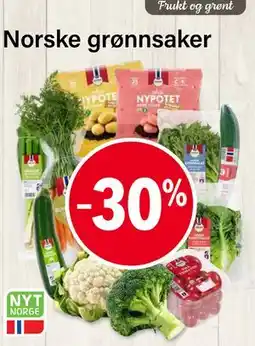Nærbutikken Norske grønnsaker tilbud