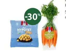 Joker Nypotet og Buntgulrot tilbud