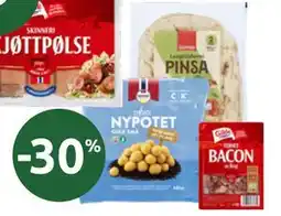 Joker Pinsa, nypotet, bacon tilbud