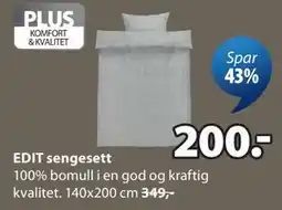 JYSK EDIT sengesett tilbud