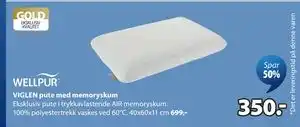 VIGLEN pute med memoryskum
