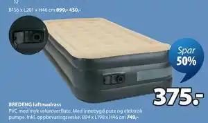 JYSK BREDENG luftmadrass tilbud