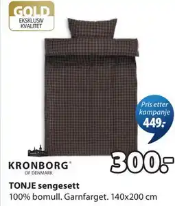 JYSK TONJE sengesett tilbud