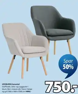 JYSK UDSBJERG lenestol tilbud