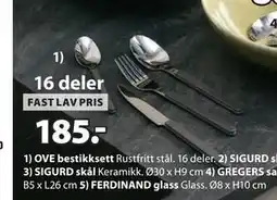 JYSK OVE bestikksett tilbud