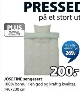 JYSK JOSEFINE sengesett tilbud