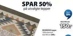 JYSK REINROSE teppe tilbud