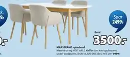 JYSK MARSTRAND spisebord tilbud