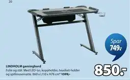 JYSK LINDHOLM gamingbord tilbud