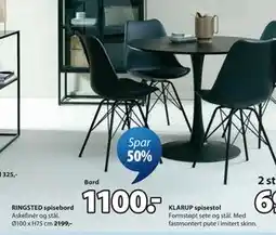 JYSK RINGSTED spisebord tilbud