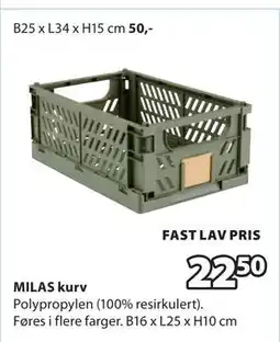 JYSK MILAS kurv tilbud