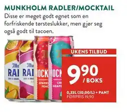 Jacobs MUNKHOLM RADLER/MOCKTAIL tilbud