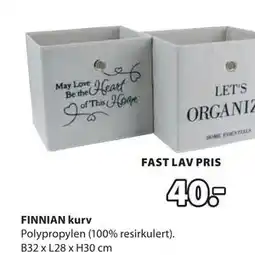JYSK FINNIAN kurv tilbud