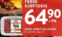 Jacobs FERSK KJØTTDEIG tilbud
