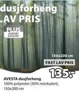 JYSK AVESTA dusjforheng tilbud