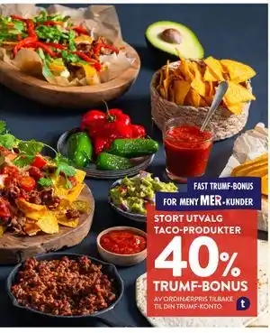 Jacobs STORT UTVALG TACO-PRODUKTER tilbud