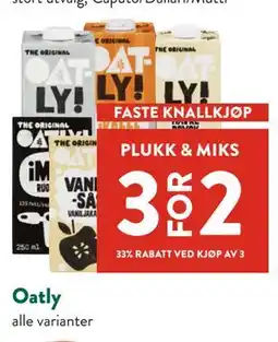 Jacobs Oatly tilbud