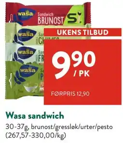 Jacobs Wasa sandwich tilbud