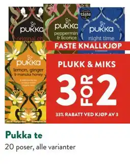 Jacobs Pukka te tilbud