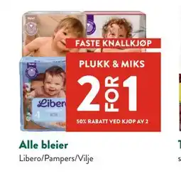 Jacobs Alle bleier tilbud