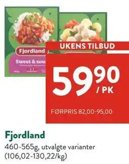 Jacobs Fjordland tilbud