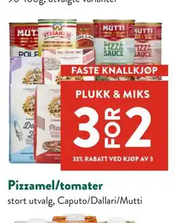 Jacobs Pizzamel/tomater tilbud