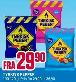 Europris TYRKISK PEPPER tilbud