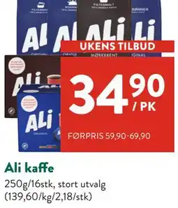 Jacobs Ali kaffe tilbud