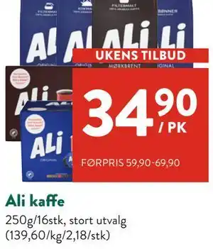 Jacobs Ali kaffe tilbud