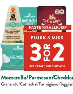 Jacobs Mozzarella/Parmesan/Cheddar tilbud