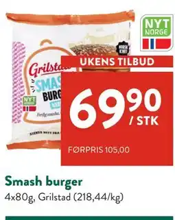 Jacobs Smash burger tilbud
