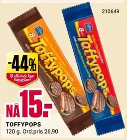 Europris TOFFYPOPS tilbud