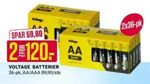 Europris VOLTAGE BATTERIER tilbud