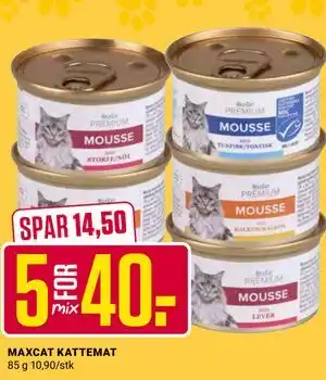 Europris MAXCAT KATTEMAT tilbud