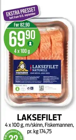 Kiwi LAKSEFILET tilbud