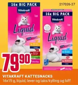 Europris VITAKRAFT KATTESNACKS tilbud