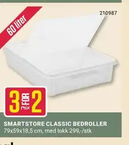 Europris SMARTSTORE CLASSIC BEDROLLER tilbud