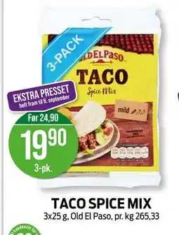 Kiwi TACO SPICE MIX tilbud