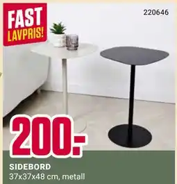 Europris SIDEBORD tilbud