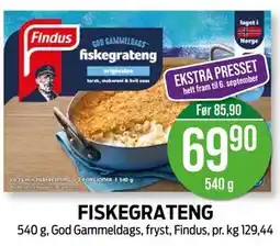 Kiwi FISKEGRATENG tilbud