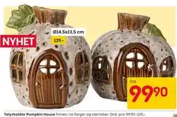 Rusta Telysholder Pumpkin House tilbud